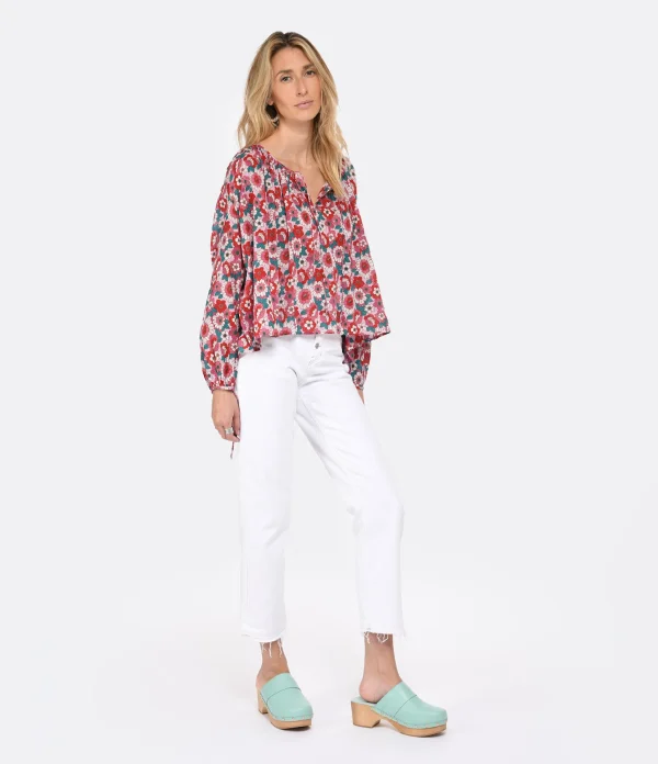 MARANT ÉTOILE Jean Belden Coton Blanc magasin en ligne france 9