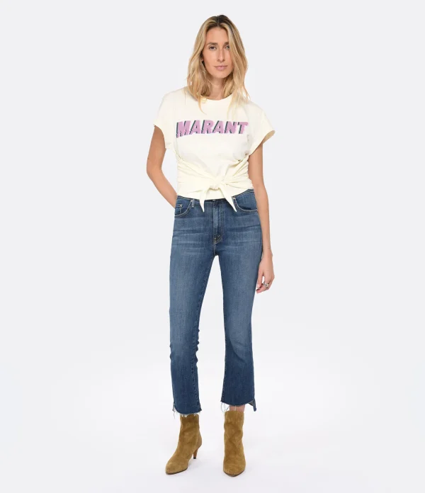 online boutique MARANT ÉTOILE Tee-shirt Zodya Coton Vanille 6