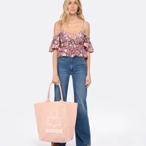 MARANT ÉTOILE Top Garuva Coton Rose Retour Facile et Gratuit 15