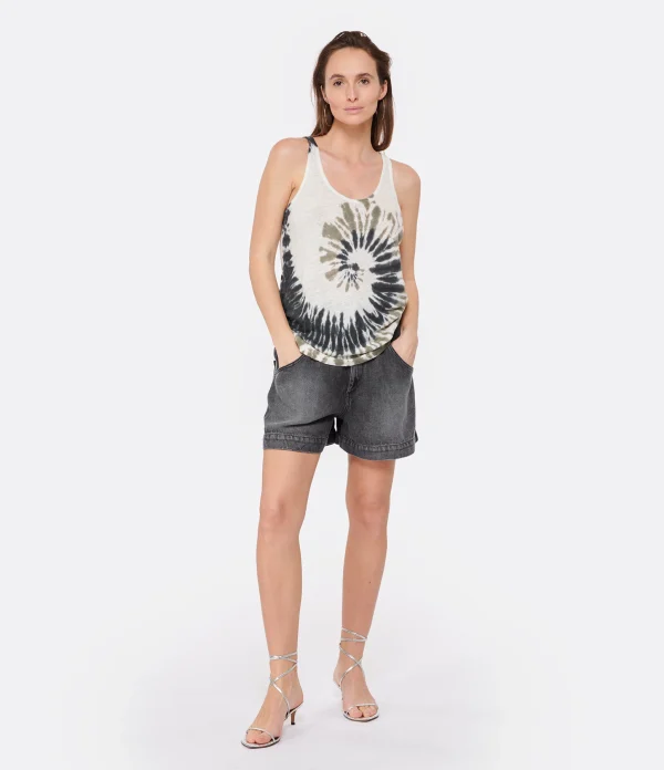 boutique paris MARANT ÉTOILE Short Titea Gris 4