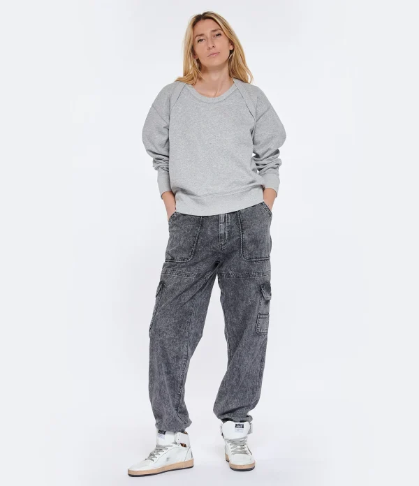 MARANT ÉTOILE Pantalon Viamao Coton Gris magasin en ligne france 8