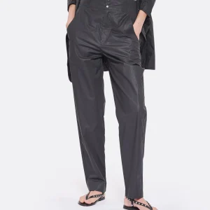 MARANT ÉTOILE Pantalon Faliana Coton Noir en ligne vente 15