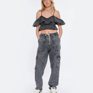 MARANT ÉTOILE Pantalon Viamao Coton Gris magasin en ligne france 13