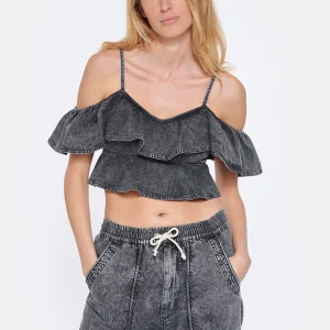 qualité supérieure MARANT ÉTOILE Top Voloteo Coton Gris 11