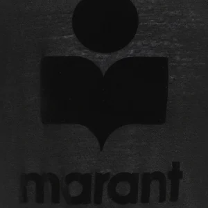 REMISE allant MARANT ÉTOILE Tee-shirt Koldi Logo Lin Noir 10