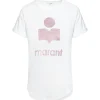 en solde MARANT ÉTOILE Tee-shirt Koldi Lin Blanc Rose 17