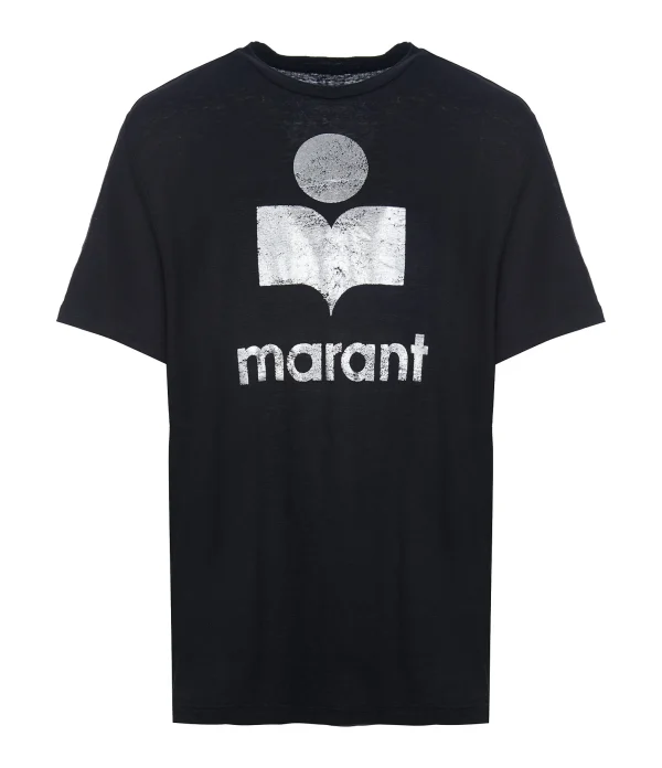 MARANT ÉTOILE Tee-shirt Zewel Lin Noir grande surprise 1