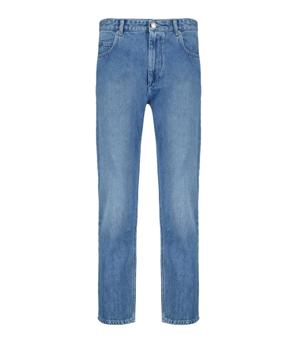 MARANT ÉTOILE Jean Neasr Coton Bleu Clair boutique pas cher 1