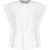 MARANT ÉTOILE Top Leaza Coton Blanc acheter en ligne 20