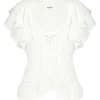 MARANT ÉTOILE Top Madrana Coton Blanc marque pas cher 17