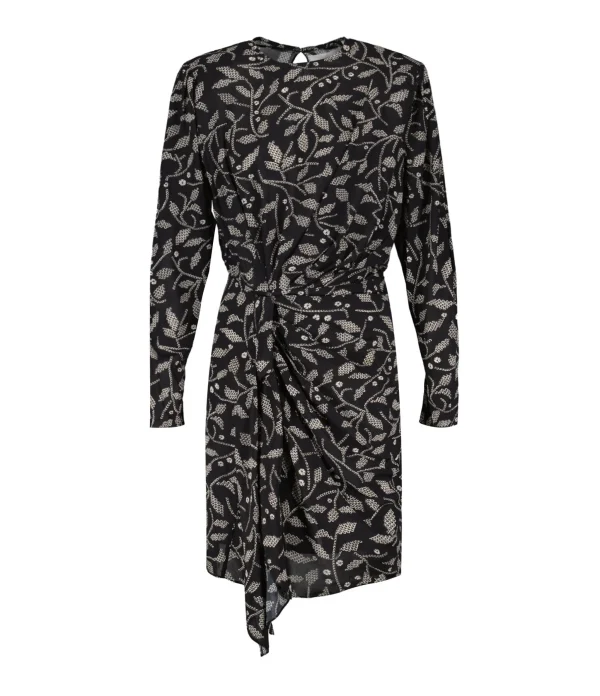 MARANT ÉTOILE Robe Courte Dulce Noir vente pas cher en ligne 1