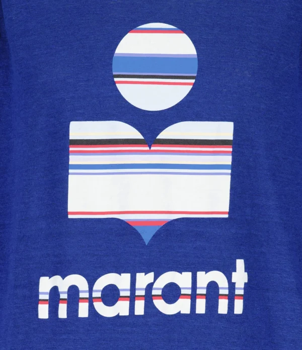 MARANT ÉTOILE Tee-shirt Kyanza Lin Indigo nouvelle saison 3