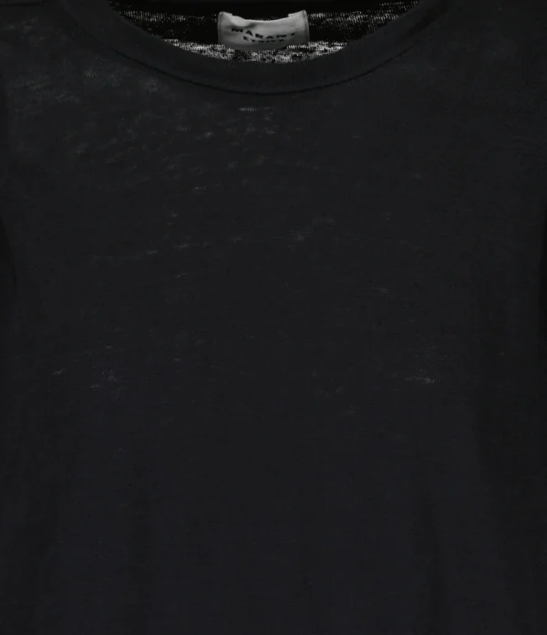 MARANT ÉTOILE Tee-shirt Kyanza Lin Noir grande promotion 3