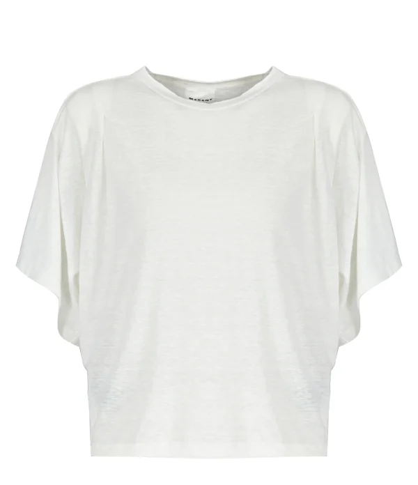 prix abordable MARANT ÉTOILE Tee-shirt Kyanza Lin Blanc 1