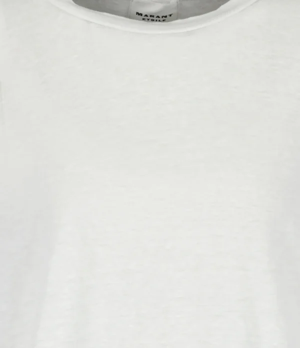 prix abordable MARANT ÉTOILE Tee-shirt Kyanza Lin Blanc 3