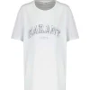 pas cher Isabel Marant Tee-shirt Homme Honore Coton Blanc 22