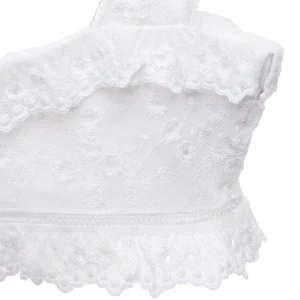 des prix incroyables Isabel Marant Top Mecelia Dentelle Blanc 9