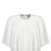 Isabel Marant Top Ogalice Ramie Blanc achetez pas cher 19