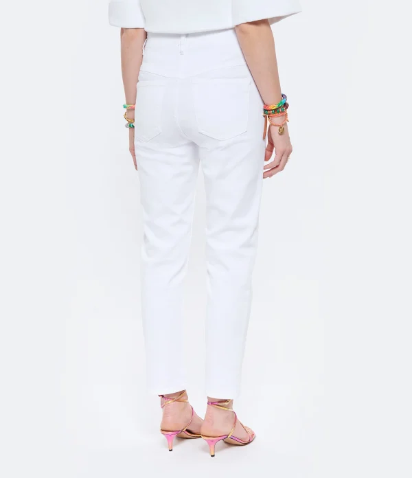 Isabel Marant Jean Niliane Denim Blanc grossiste en ligne 6