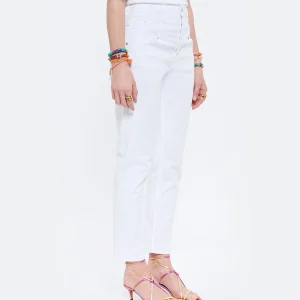 Isabel Marant Jean Niliane Denim Blanc grossiste en ligne 13