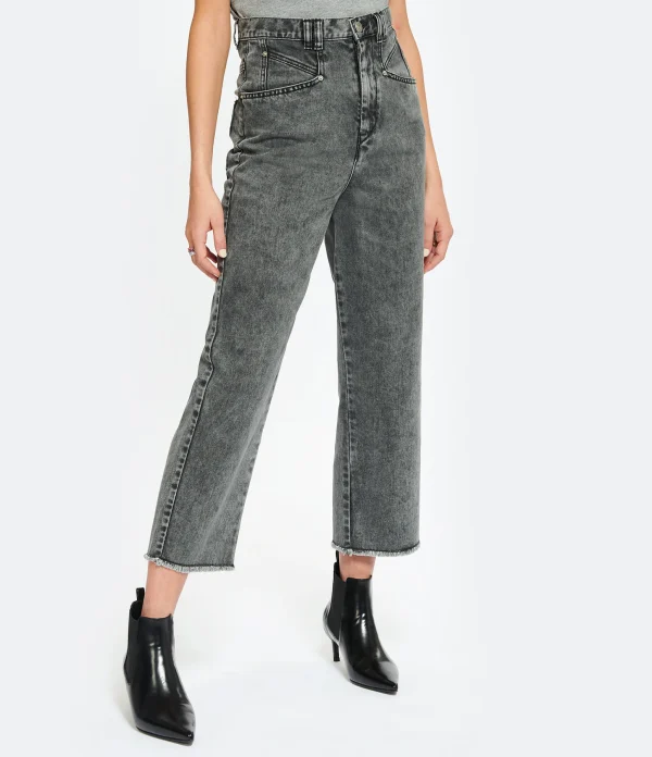 soldes ligne Isabel Marant Jean Dilali Coton Gris 4