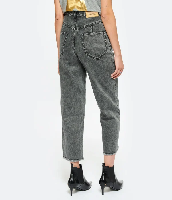 soldes ligne Isabel Marant Jean Dilali Coton Gris 5