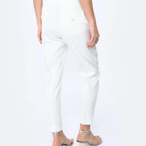 magasin pas cher Isabel Marant Pantalon Sioliran Chanvre Blanc 15