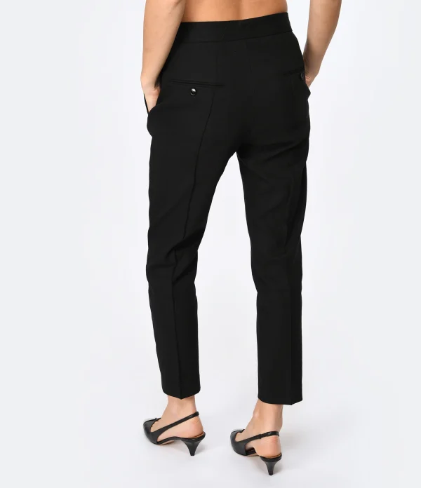 Isabel Marant Pantalon Sioliran Chanvre Noir à prix très bas 6