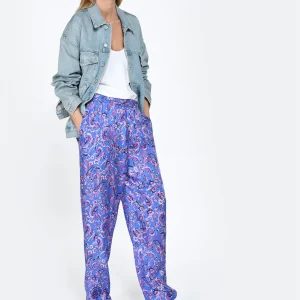 Isabel Marant Pantalon Piera Bleu vente en ligne pas cher 8