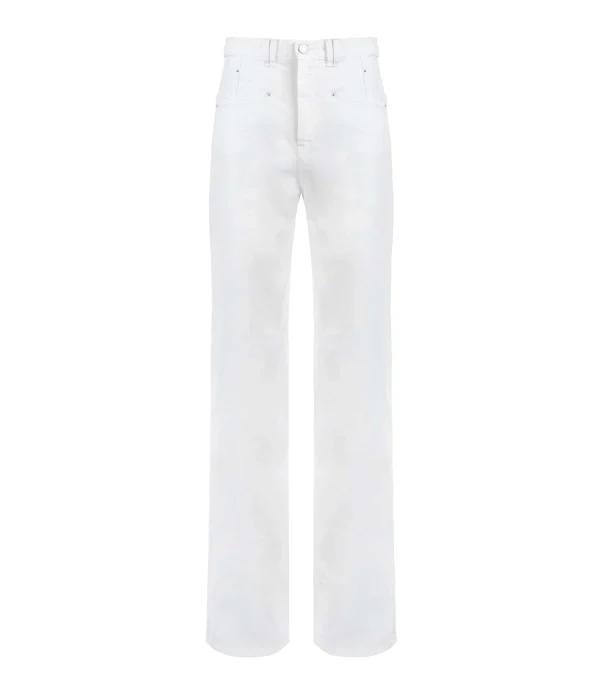 ultratendance Isabel Marant Jean Lemony Denim Blanc 1