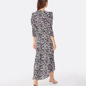 Isabel Marant Robe Mi-longue Albini Soie Noir REMISE allant 9