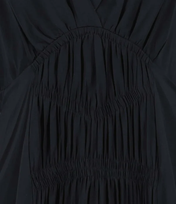 se précipiter pour acheter Isabel Marant Robe Nalatia Soie Noir 3