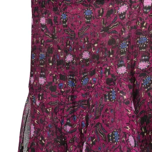 Isabel Marant Short Aboreli Soie Fuchsia magasin 9