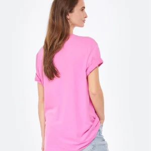 Isabel Marant Tee-shirt Homme Honore Coton Rose marque pas cher en ligne 13