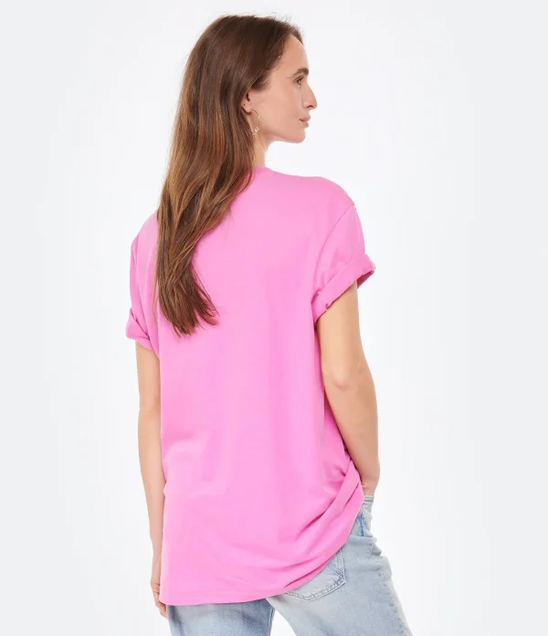 Isabel Marant Tee-shirt Homme Honore Coton Rose marque pas cher en ligne 5