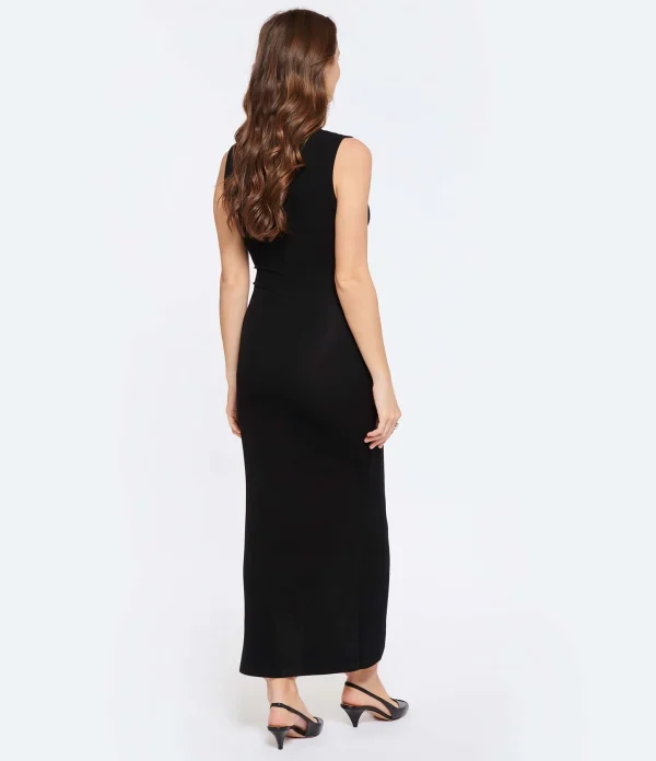 pas cher IRO Robe Longue Cindya Noir 5