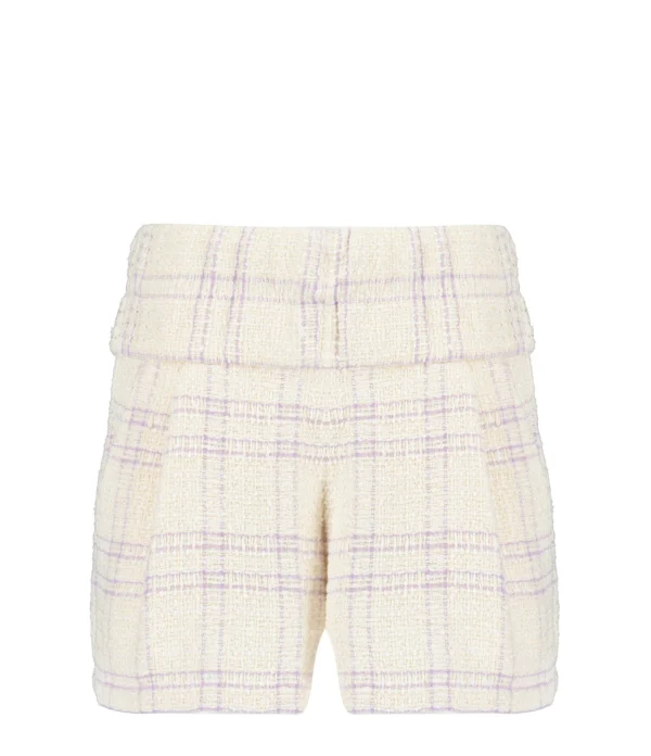 IRO Short Oline Coton Écru Lilas grand choix 1