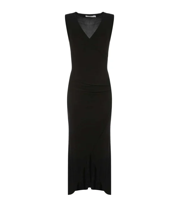 pas cher IRO Robe Longue Cindya Noir 1