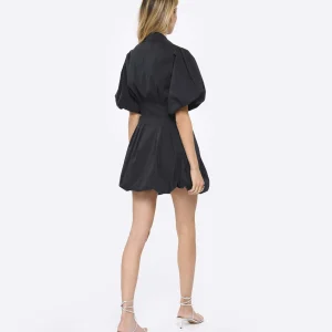 JONATHAN SIMKHAI Robe Cléo Coton Noir Boutique 9