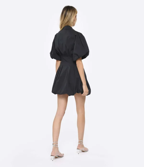 JONATHAN SIMKHAI Robe Cléo Coton Noir Boutique 4