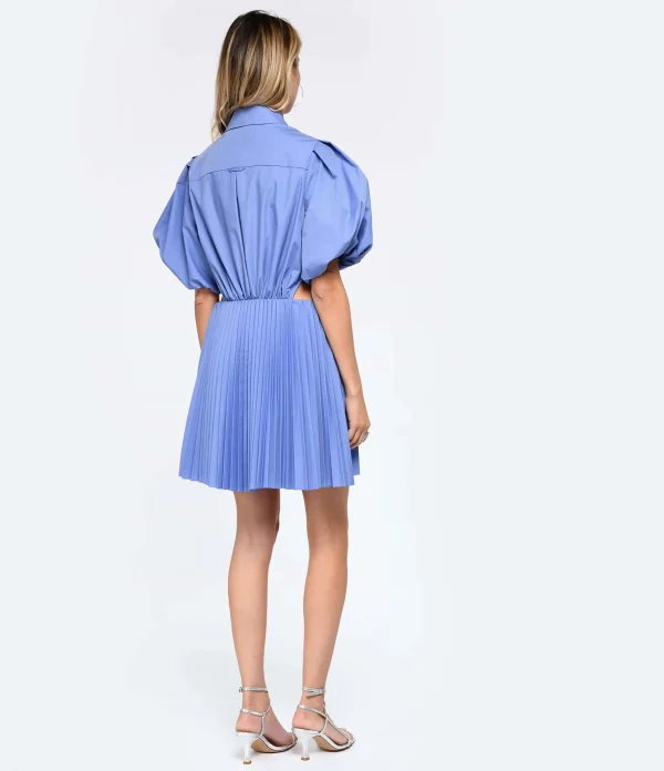 JONATHAN SIMKHAI Robe Nadine Bleu Hydrangea SOLDES TOUT À 5