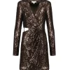 Nouveau JONATHAN SIMKHAI Robe Blazer Conrad Sequins Sable 16