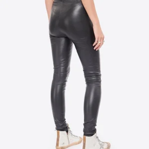 Pas Cher Magasin Soldes Joseph Pantalon Legging Cuir Noir 15