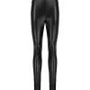 Pas Cher Magasin Soldes Joseph Pantalon Legging Cuir Noir 13