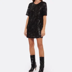 JEANNE VOULAND Robe Gala Sequin Noir achetez 11