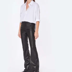 JEANNE VOULAND Pantalon Gill Simili Stretch Noir grande surprise 15