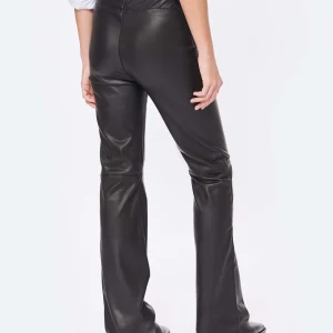 JEANNE VOULAND Pantalon Gill Simili Stretch Noir grande surprise 19