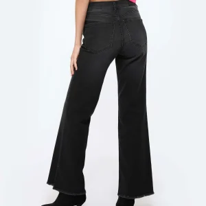 Livraison Standard/Rapide JEANNE VOULAND Jean Jilly Straight Denim Stone Noir 16