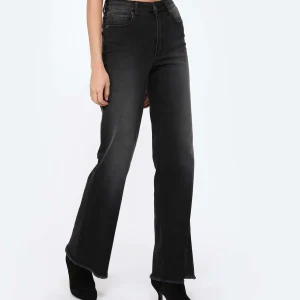 Livraison Standard/Rapide JEANNE VOULAND Jean Jilly Straight Denim Stone Noir 14