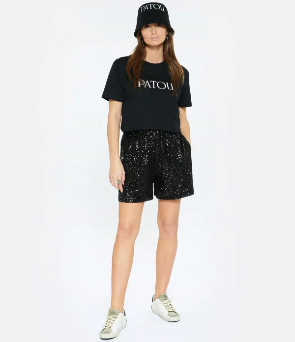 JEANNE VOULAND Short Jalla Sequins Noir en france 7